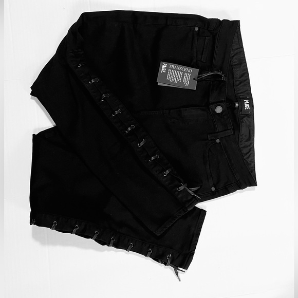 Paige   Verdugo Ankle Midrise Ultra Skinny jeans size 32 Black - Picture 4 of 14